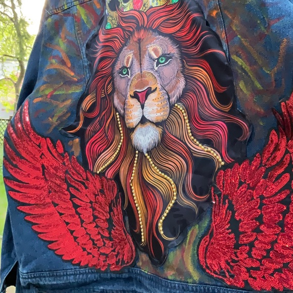 Denim Jeans Jacket. Size xxxl - Picture 2 of 5
